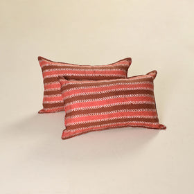 Hand Block Batik Print Pillow Covers (Set of 2) 20