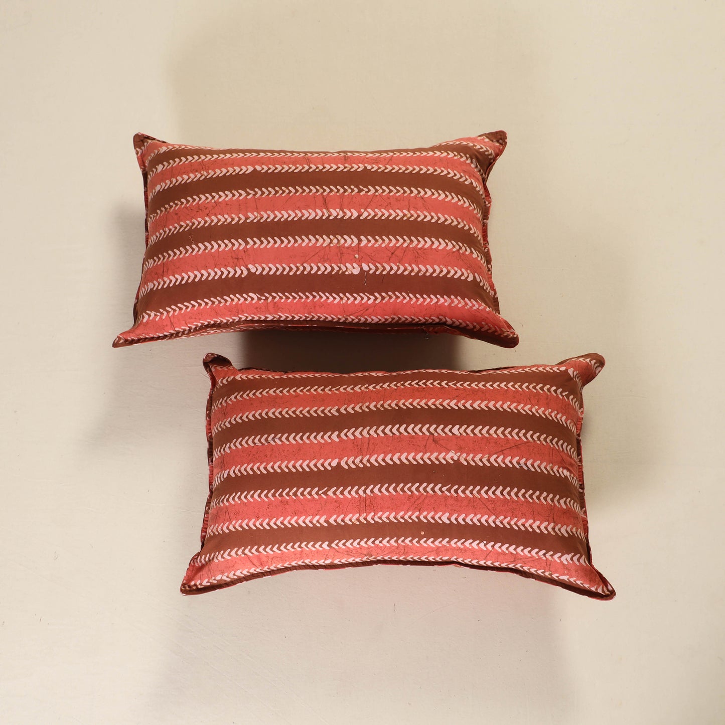 Hand Block Batik Print Pillow Covers (Set of 2) 20