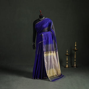 Handloom Kosa Pallu Maheshwari Silk Saree 20