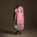 Kantha Hand Embroidered Khes Handwoven Cotton Dupatta 42