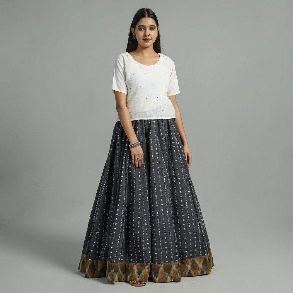 Jacquard Long Skirt