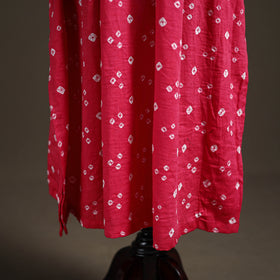 Bandhani Tie-Dye Cotton Long Kaftan 23
