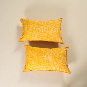 Hand Block Batik Print Pillow Covers (Set of 2) 21