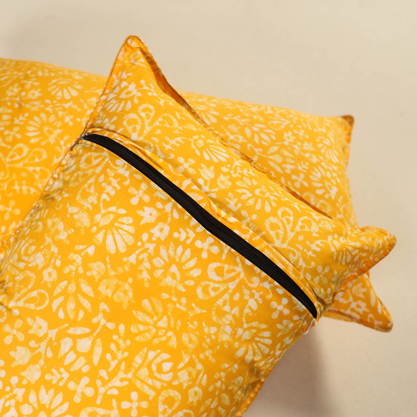 Hand Block Batik Print Pillow Covers (Set of 2) 21