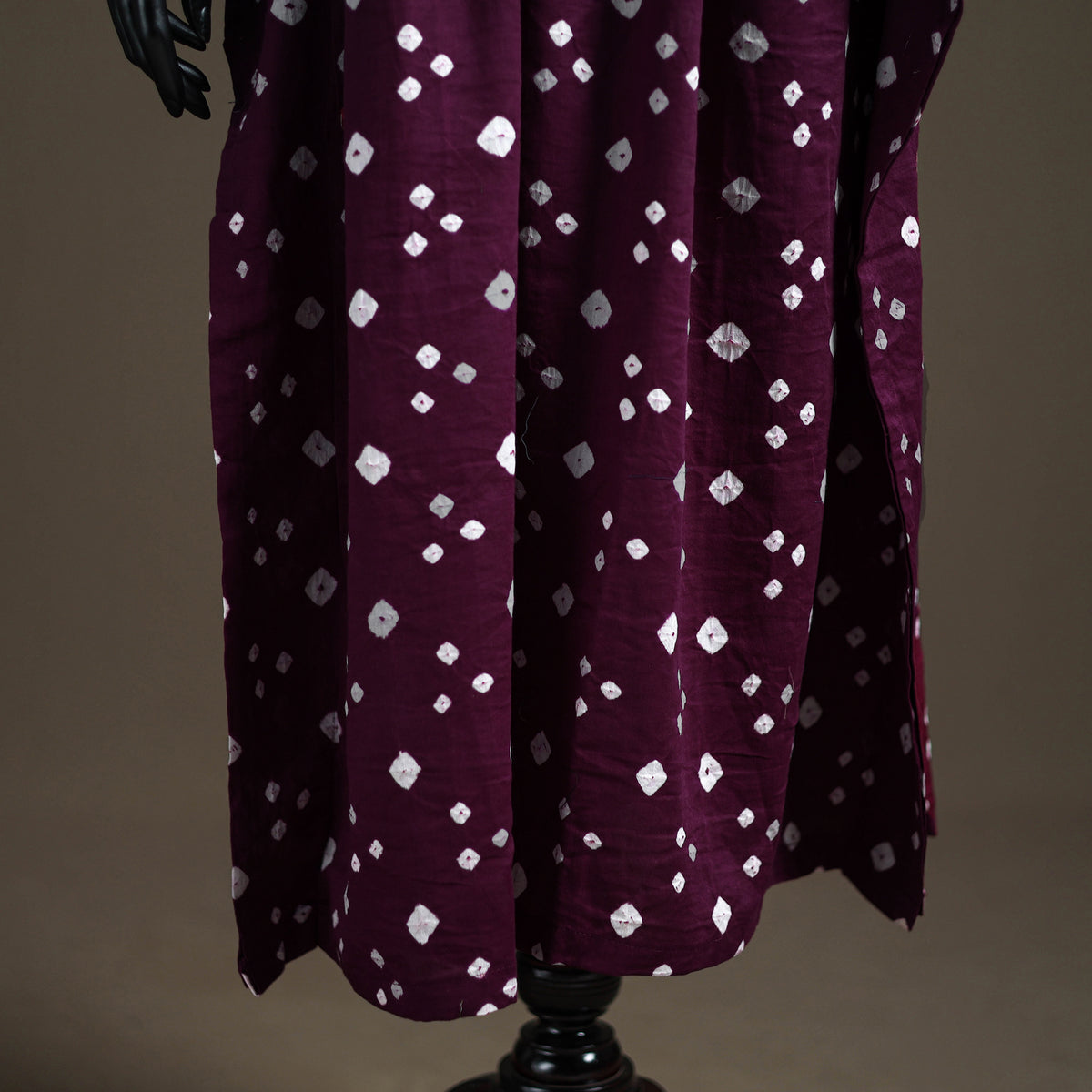 Bandhani Tie-Dye Cotton Long Kaftan 24