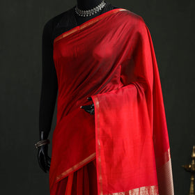 Handloom Kosa Pallu Maheshwari Silk Saree 22