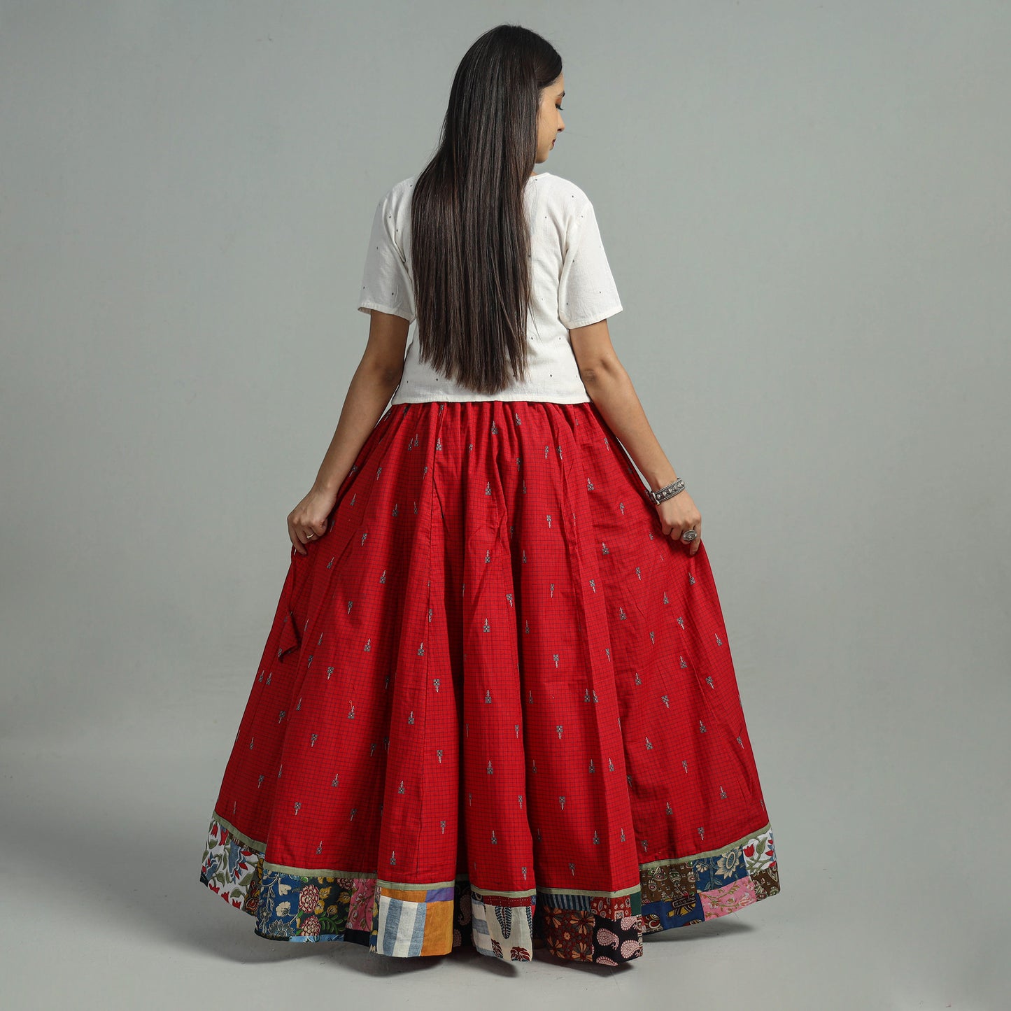 Jacquard Long Skirt