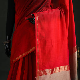 Handloom Kosa Pallu Maheshwari Silk Saree 22
