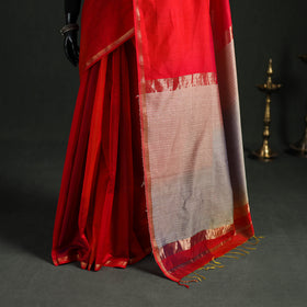 Handloom Kosa Pallu Maheshwari Silk Saree 22