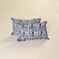 Hand Block Batik Print Pillow Covers (Set of 2) 23