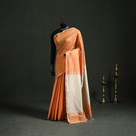 Handloom Kosa Pallu Maheshwari Silk Saree 23