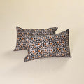 Hand Block Batik Print Pillow Covers (Set of 2) 24