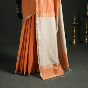 Handloom Kosa Pallu Maheshwari Silk Saree 23