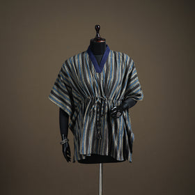 Ajrakh Hand Block Print Natural Dyed Cotton Short Kaftan 27