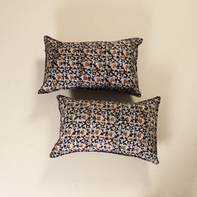 Hand Block Batik Print Pillow Covers (Set of 2) 24