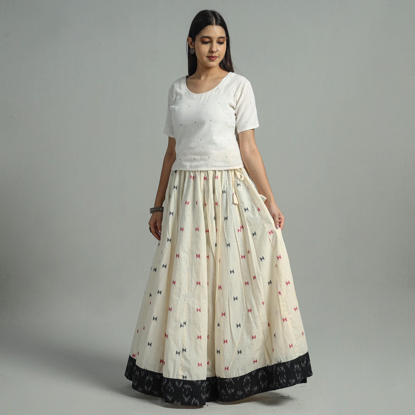 Jacquard Long Skirt