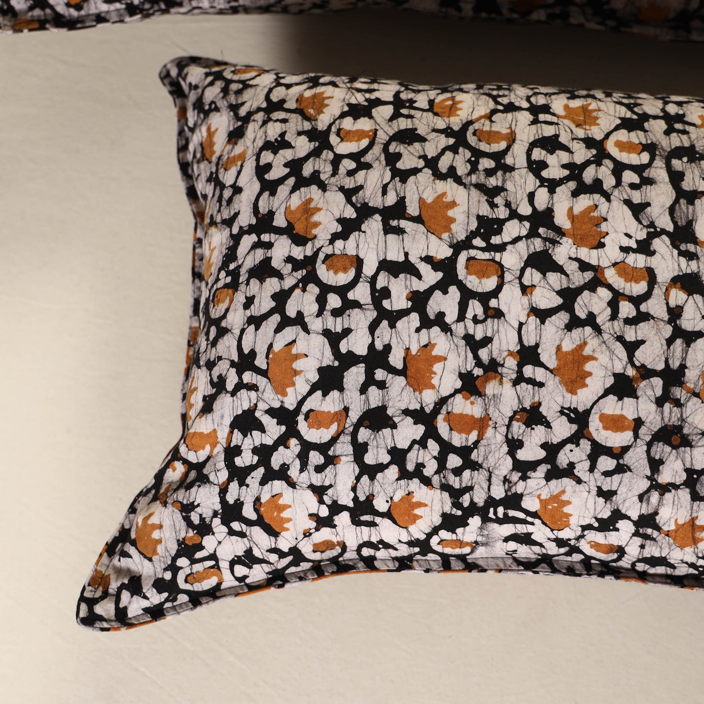 Hand Block Batik Print Pillow Covers (Set of 2) 24