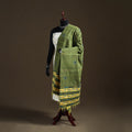 Kantha Hand Embroidered Khes Handwoven Cotton Dupatta 47