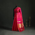 Handloom Zari Buti Maheshwari Silk Saree 26