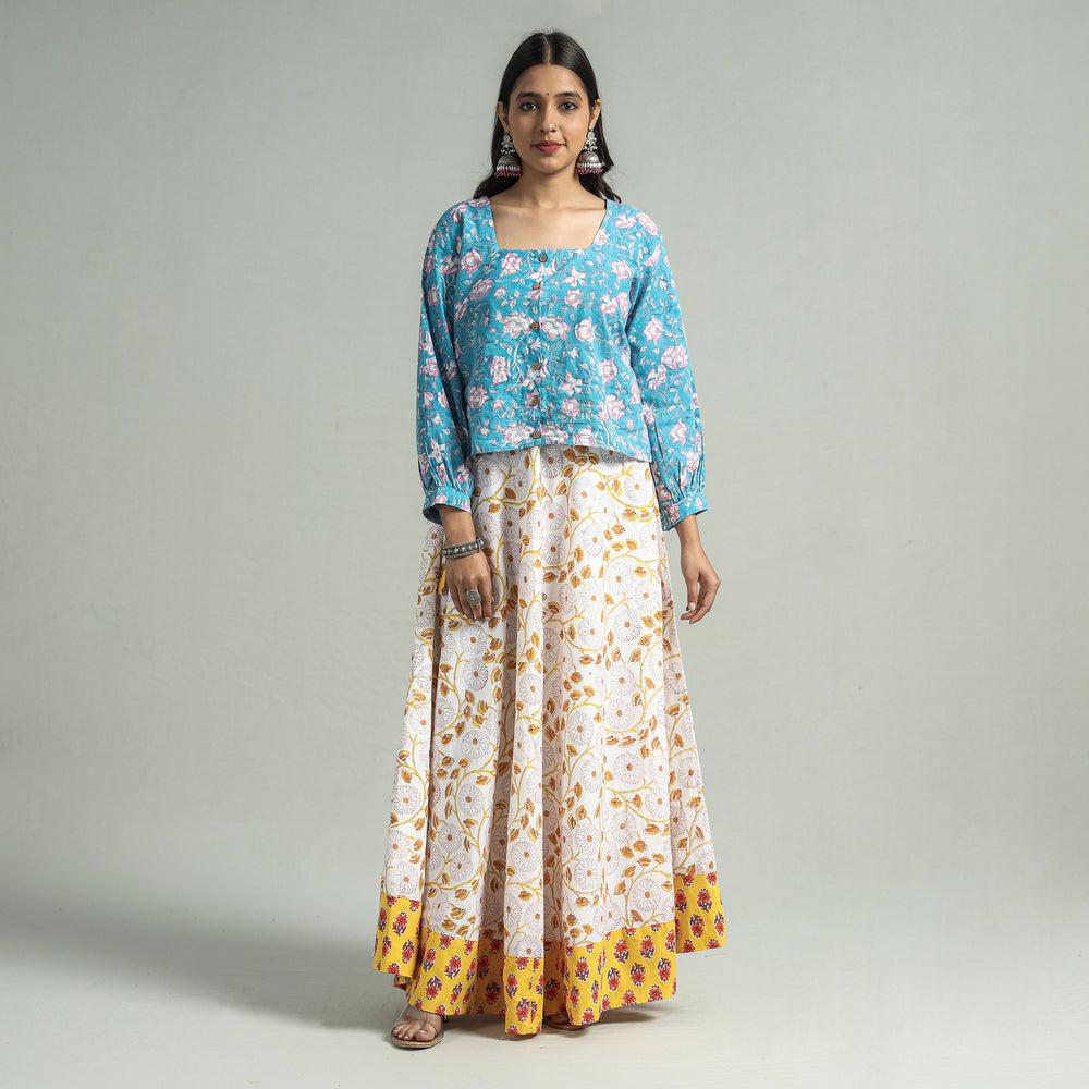 Sanganeri Long Skirt
