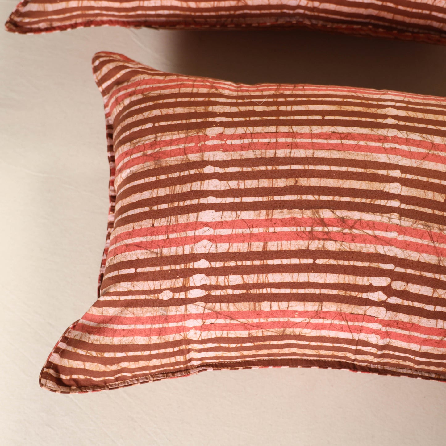 Hand Block Batik Print Pillow Covers (Set of 2) 26
