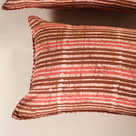 Hand Block Batik Print Pillow Covers (Set of 2) 26