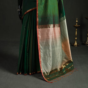 Handloom Kosa Pallu Maheshwari Silk Saree 25