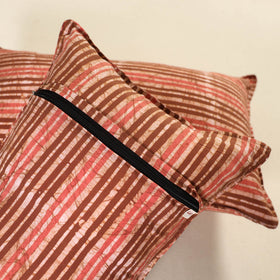 Hand Block Batik Print Pillow Covers (Set of 2) 26