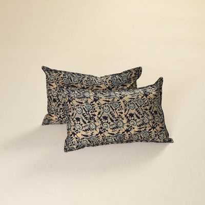 Hand Block Batik Print Pillow Covers (Set of 2) 27
