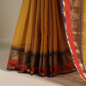Yellow - kandangi thread buti chettinad cotton saree