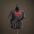 Ajrakh Hand Block Print Natural Dyed Cotton Short Kaftan 31