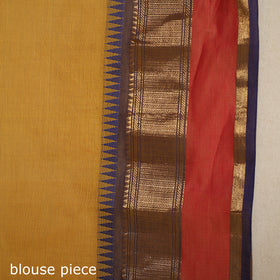 Yellow - kandangi thread buti chettinad cotton saree