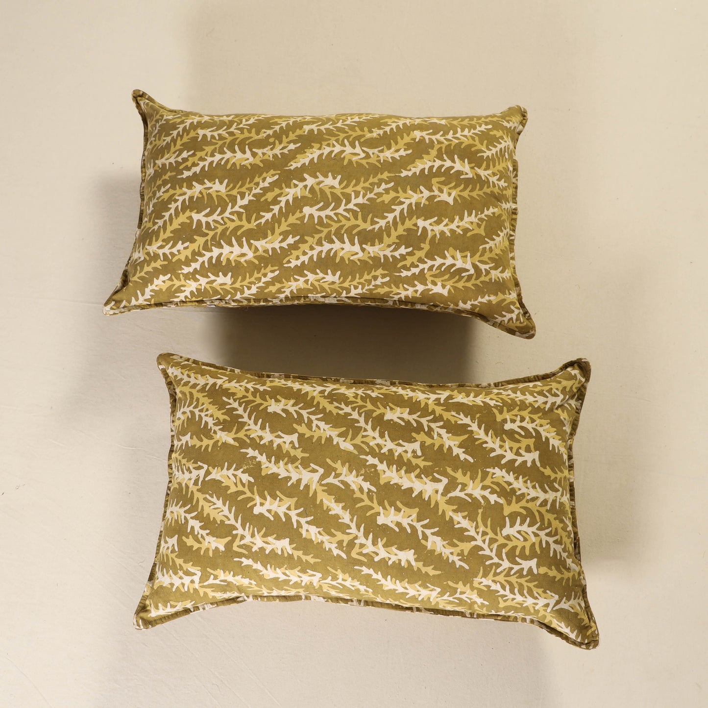 Hand Block Batik Print Pillow Covers (Set of 2) 28
