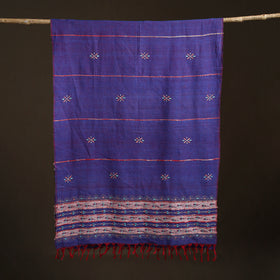 Kantha Hand Embroidered Khes Handwoven Cotton Dupatta 37