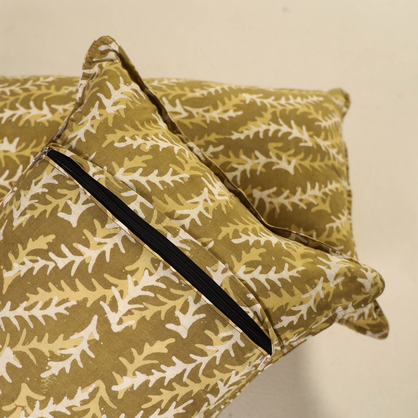 Hand Block Batik Print Pillow Covers (Set of 2) 28