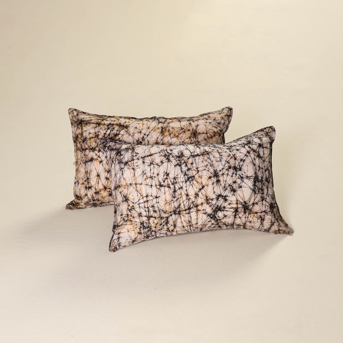 Hand Block Batik Print Pillow Covers (Set of 2) 31