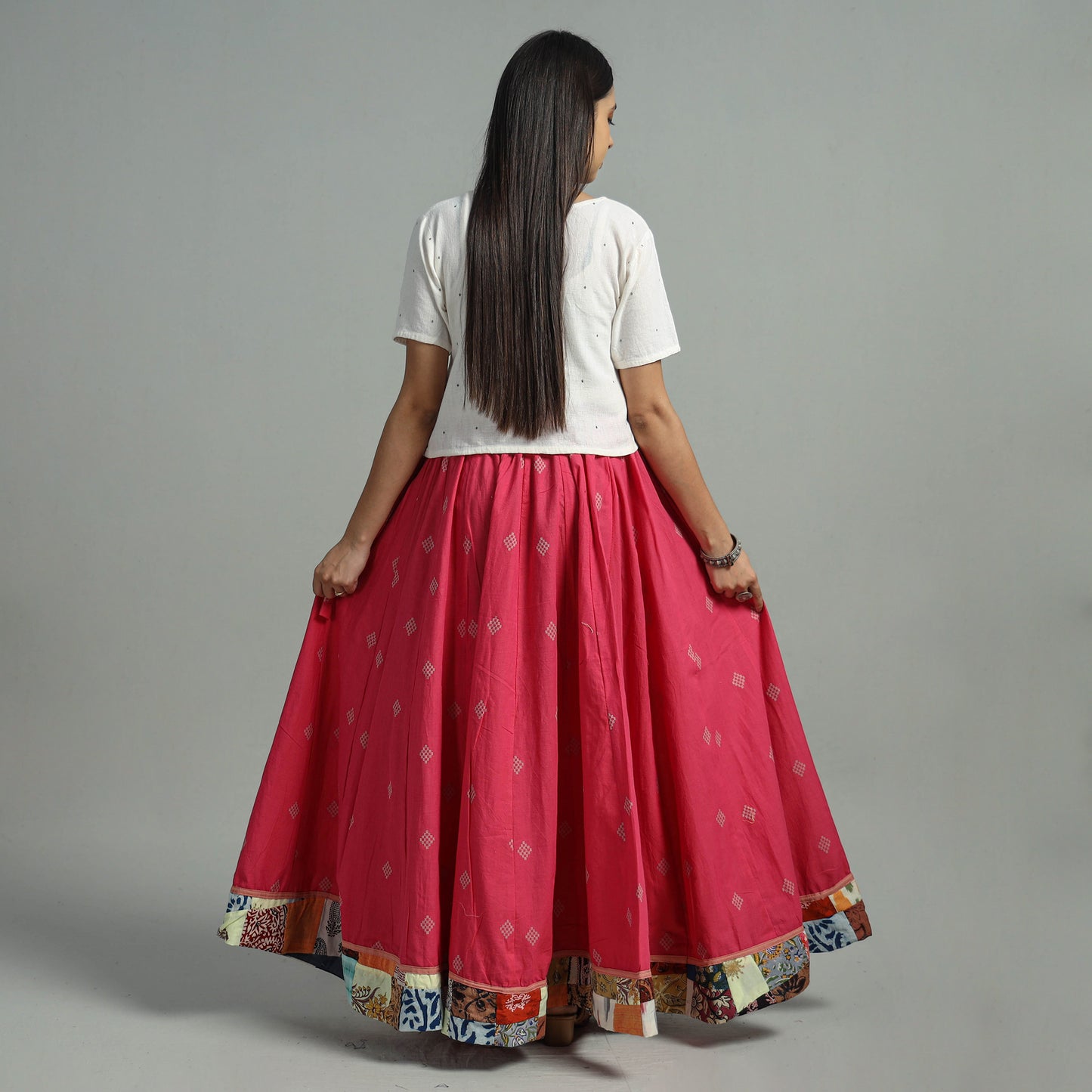 Jacquard Long Skirt