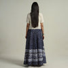 Buy Hand Batik Printed Running Stitch Cotton Long Skirt 52 Online l iTokri.com