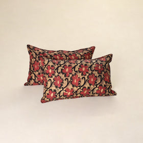 Hand Block Batik Print Pillow Covers (Set of 2) 72