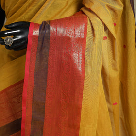Yellow - kandangi thread buti chettinad cotton saree