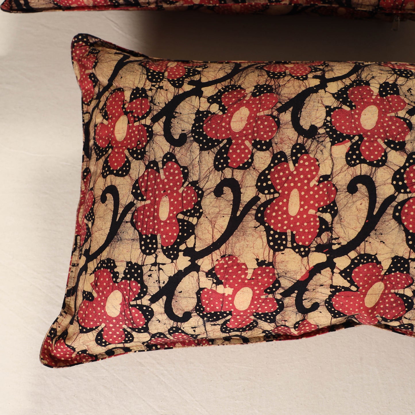 Hand Block Batik Print Pillow Covers (Set of 2) 72