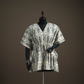 Ajrakh Hand Block Print Natural Dyed Cotton Short Kaftan 36