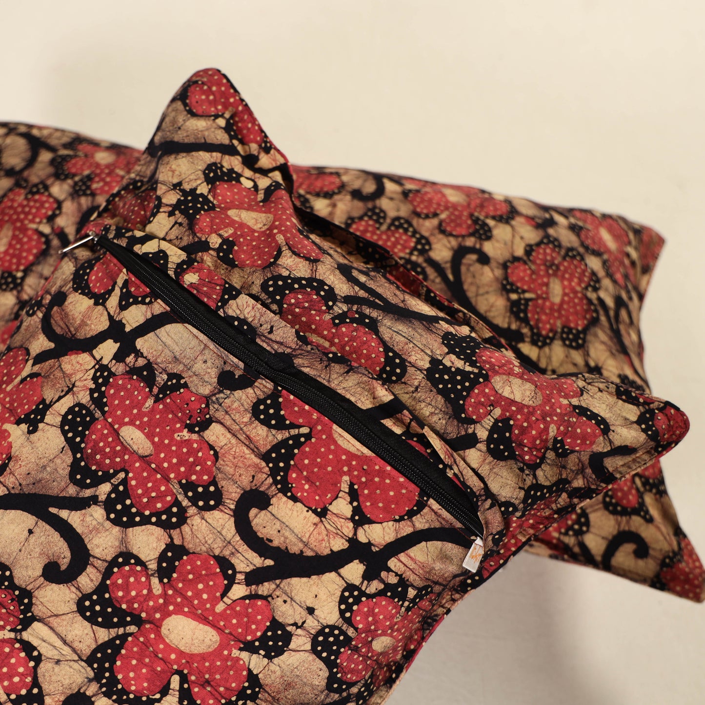 Hand Block Batik Print Pillow Covers (Set of 2) 72