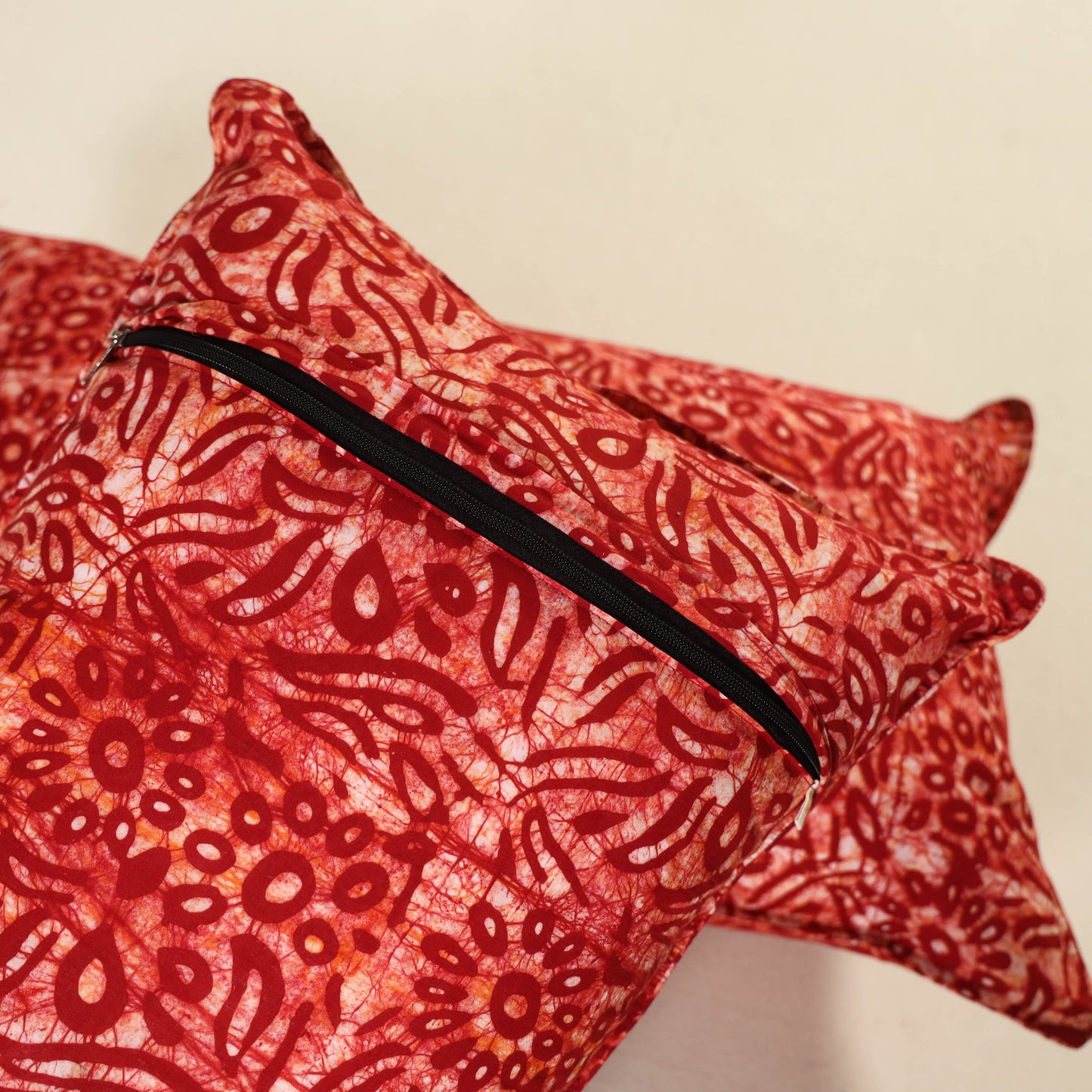 Hand Block Batik Print Pillow Covers (Set of 2) 71