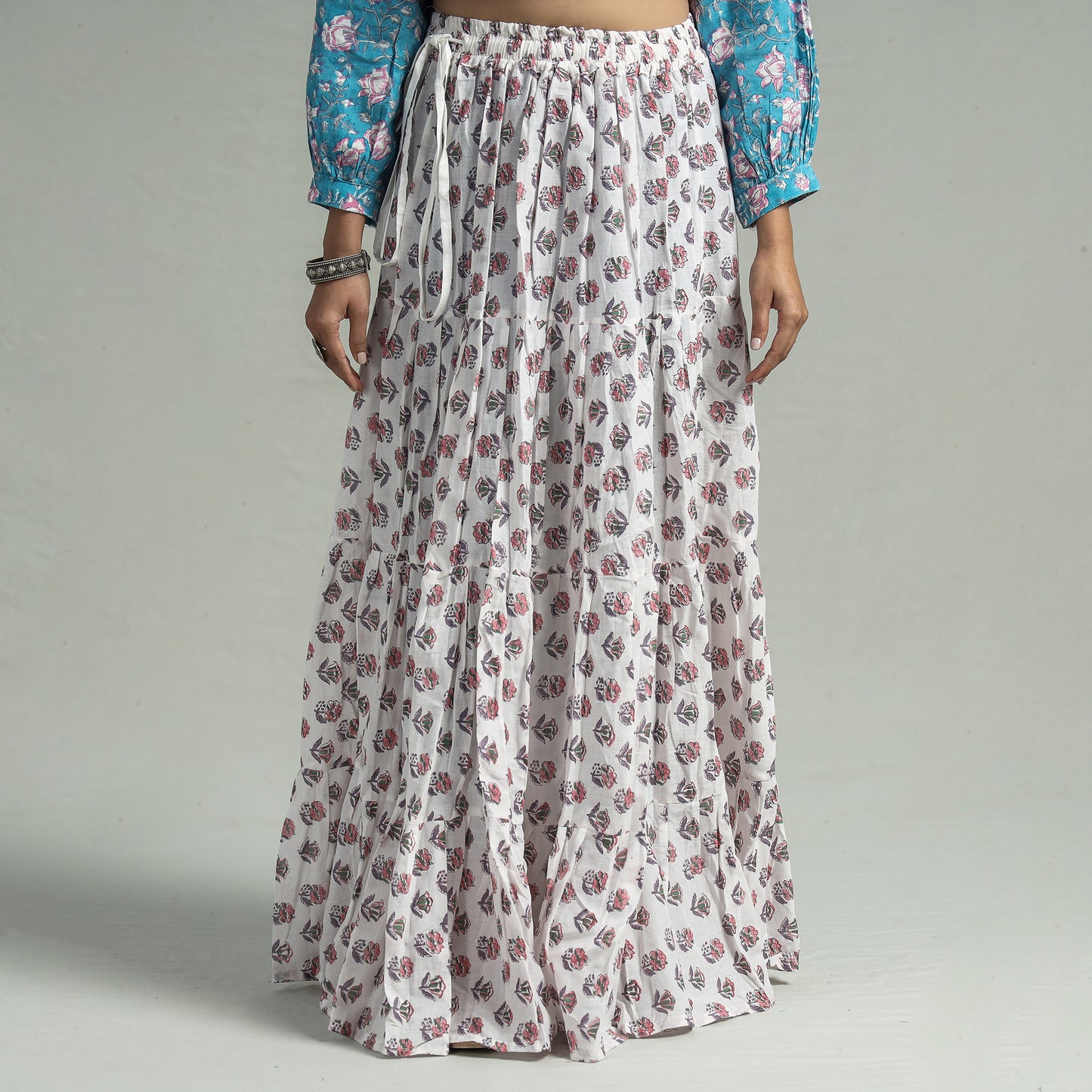 sanganeri long skirt 