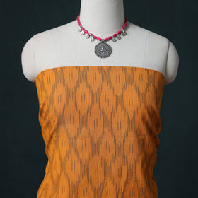 Pochampally Ikat Cotton Unstitched Dress Material: Kurta & Dupatta 14