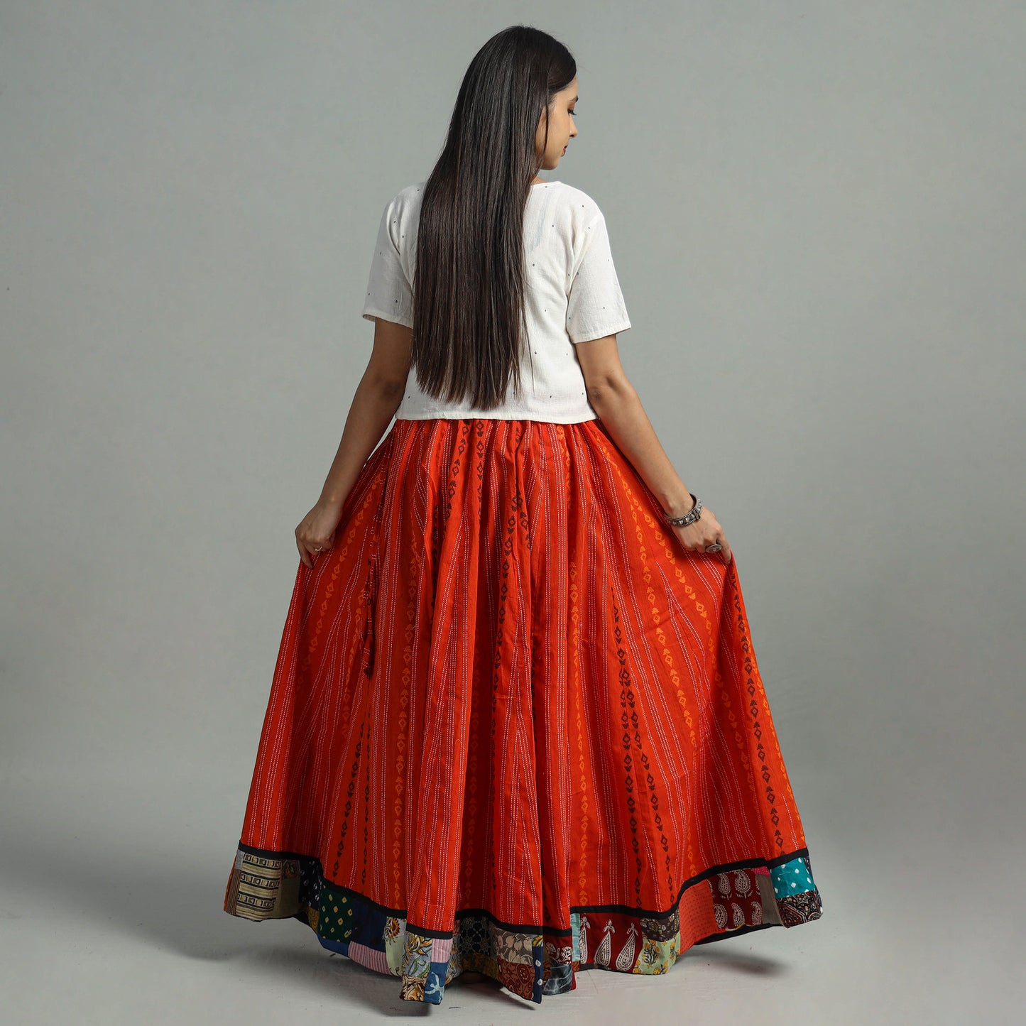 Jacquard Long Skirt