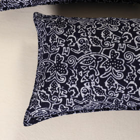 Hand Block Batik Print Pillow Covers (Set of 2) 32