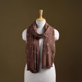 Kutch Handwoven Organic Kala Cotton Bandhani Stole 02