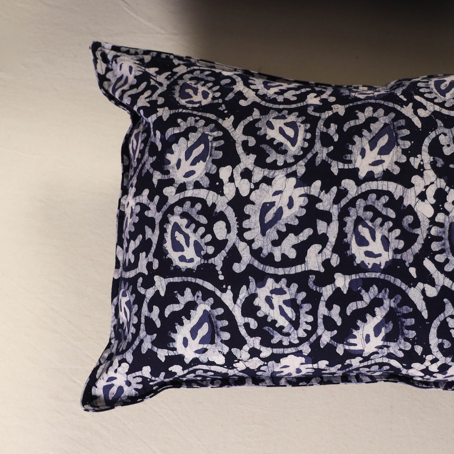 Hand Block Batik Print Pillow Covers (Set of 2) 34